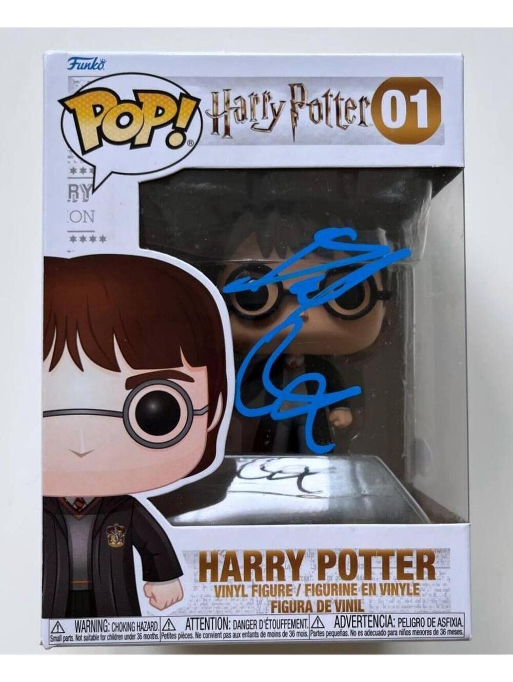 Harry Potter Funko POP! 01 signed by Daniel RadCliffe w/COA